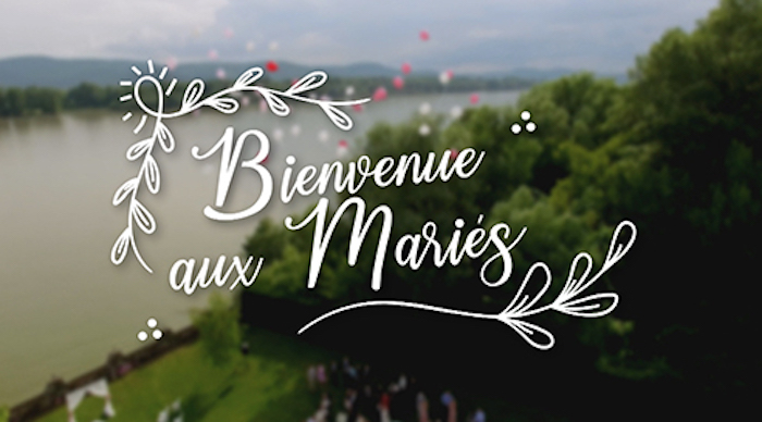 « Bienvenue aux mariés » 