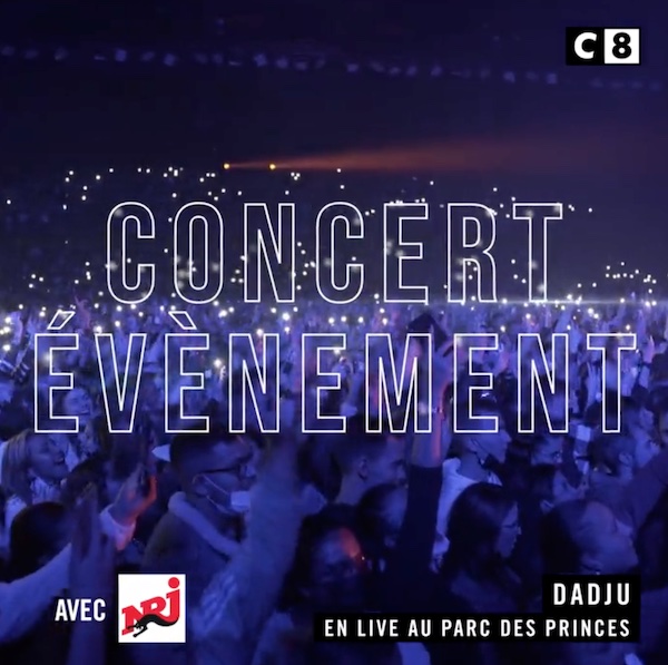 Dadju en live au Parc des Princes en streaming direct et replay sur CANAL+