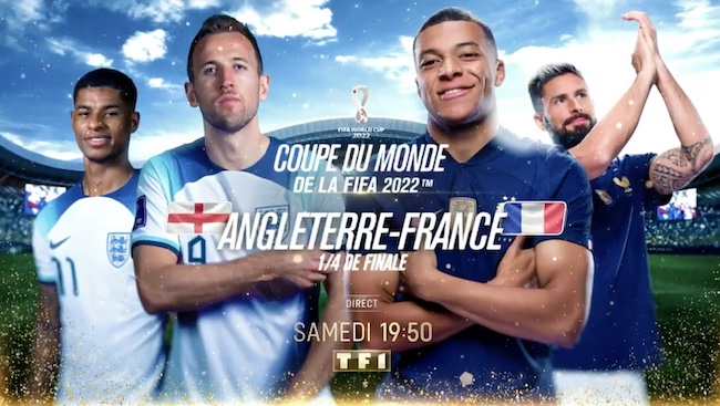 Énorme carton d'audience pour "Angleterre / France"  sur TF1