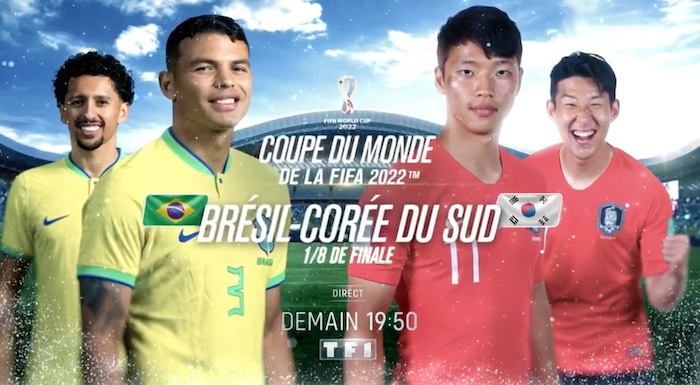 Coupe du Monde 2022 "Brésil/Corée du Sud"