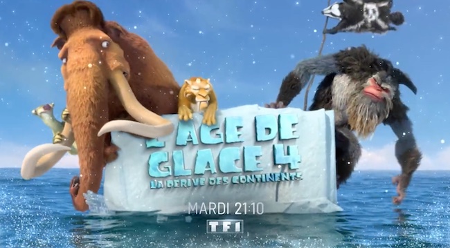 « L'âge de glace 4 : la dérive des continents » déprogrammée ce mardi 20 décembre 2022 sur TF1.