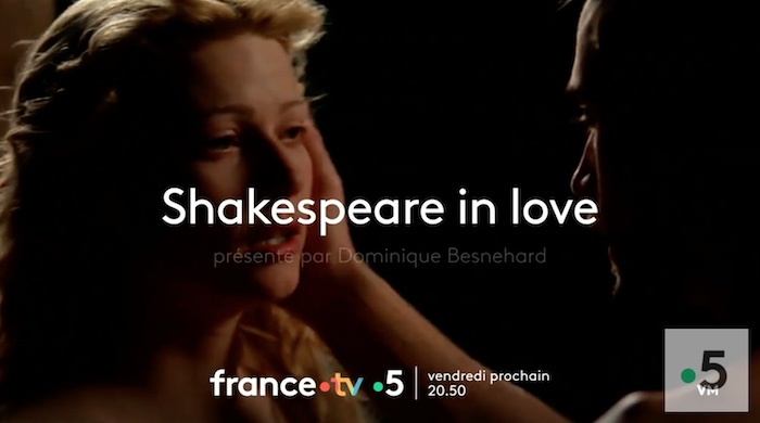 « Shakespeare in love » : ce vendredi 30 décembre 2022