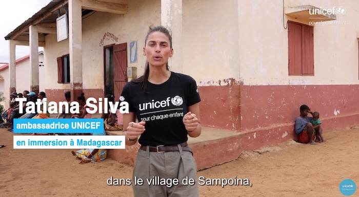Journée mondiale contre la faim : Tatiana Silva s’engage aux côtés de l’UNICEF