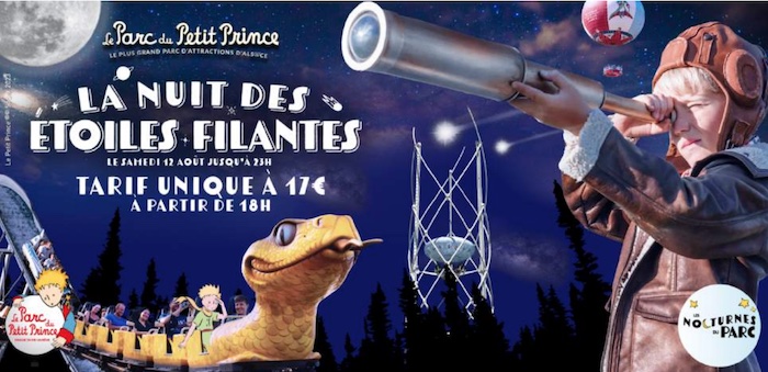 Nuit des étoiles filantes au Parc du Petit Prince