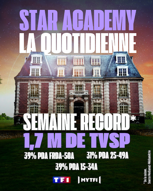 Audience « Star Academy » : une semaine record pour la quotidienne