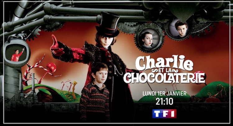 Audiences TV prime lundi 1er janvier 2023 : « Charlie et la Chocolaterie » en tête 