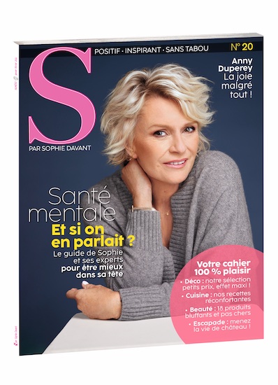 « S par Sophie Davant » : le n°20 débarque en kiosque ce jeudi 25 janvier 2024