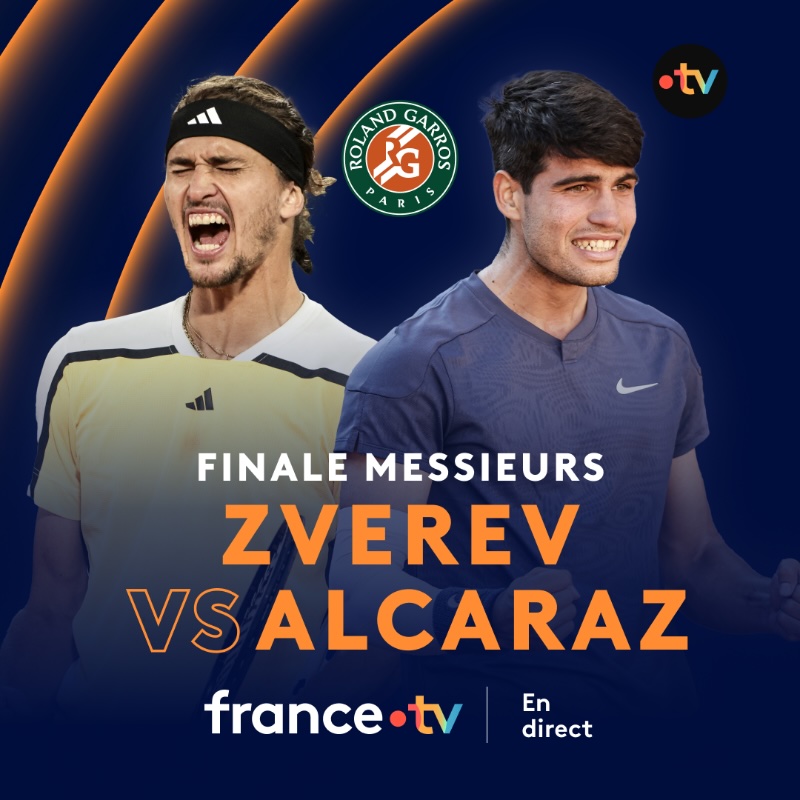 Roland Garros finale messieurs 2024 Zverev ⚡️ Alcaraz
