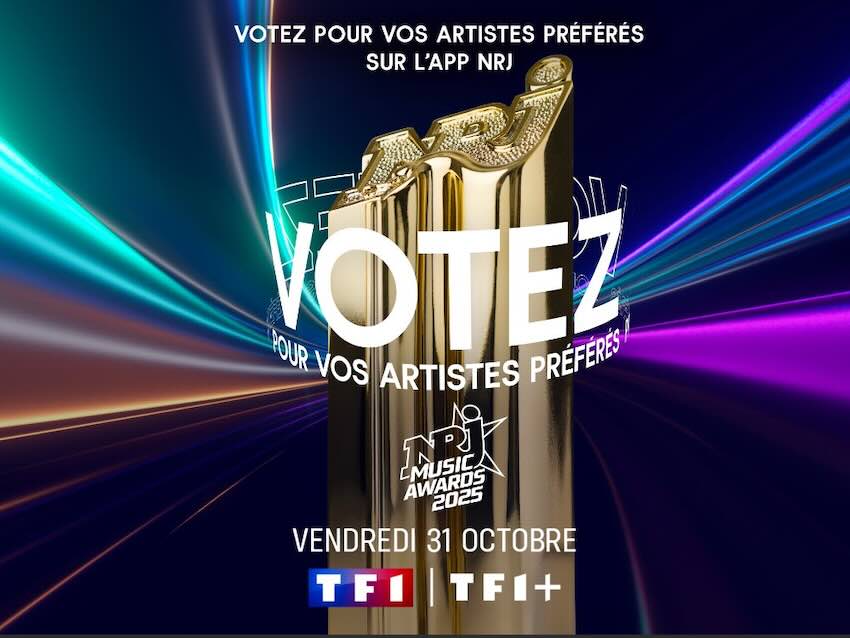 « NRJ Music Awards » 2025 : liste des nommés ! Comment voter ?