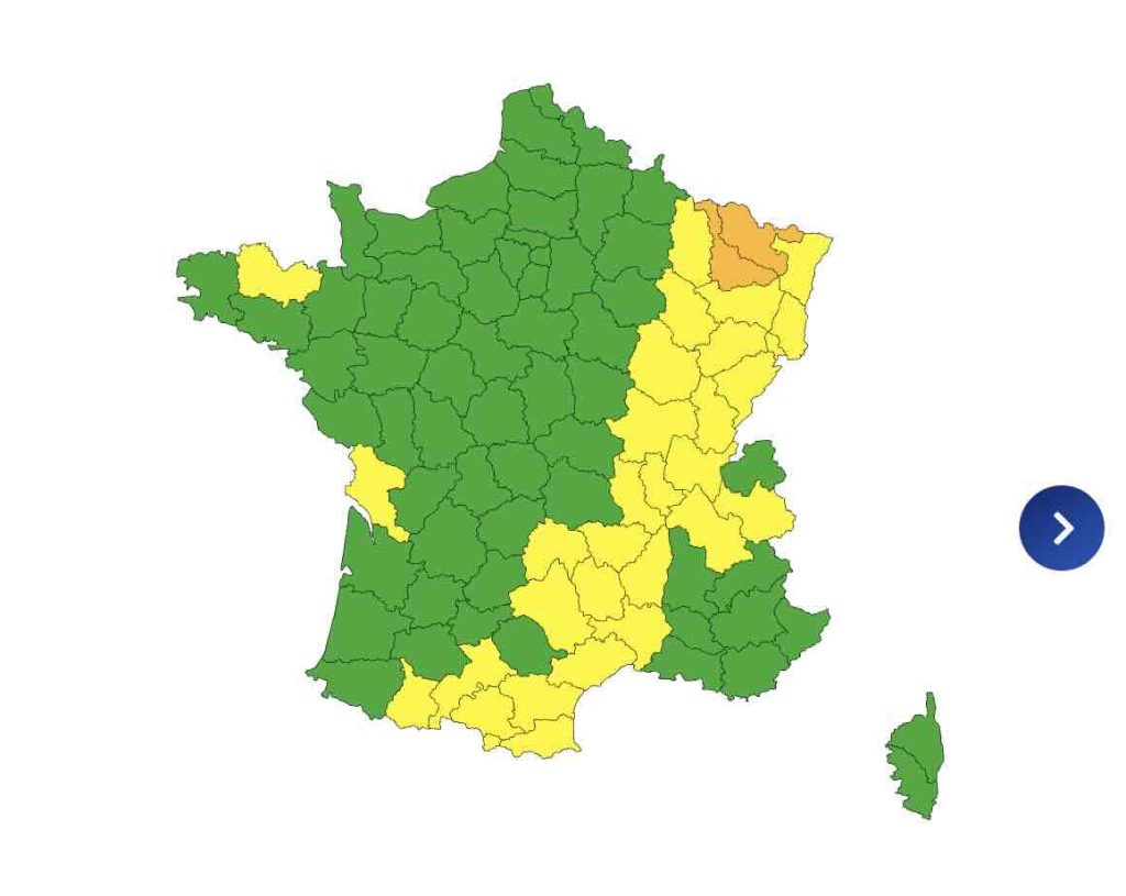 Météo du 8 septembre : la Moselle et la Meurthe-et-Moselle en vigilance orange !