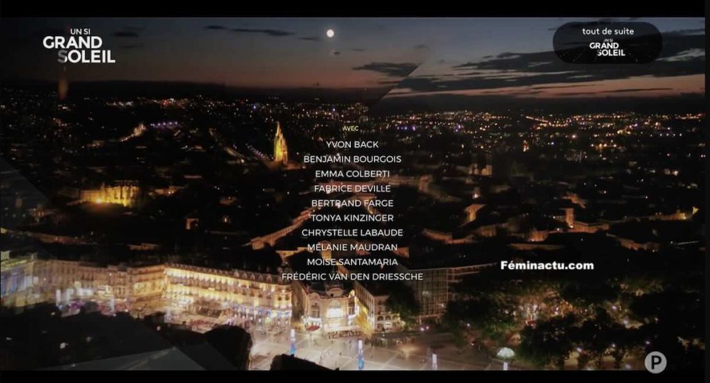 « Un si grand soleil » en avance du 13 au 17 octobre 2025