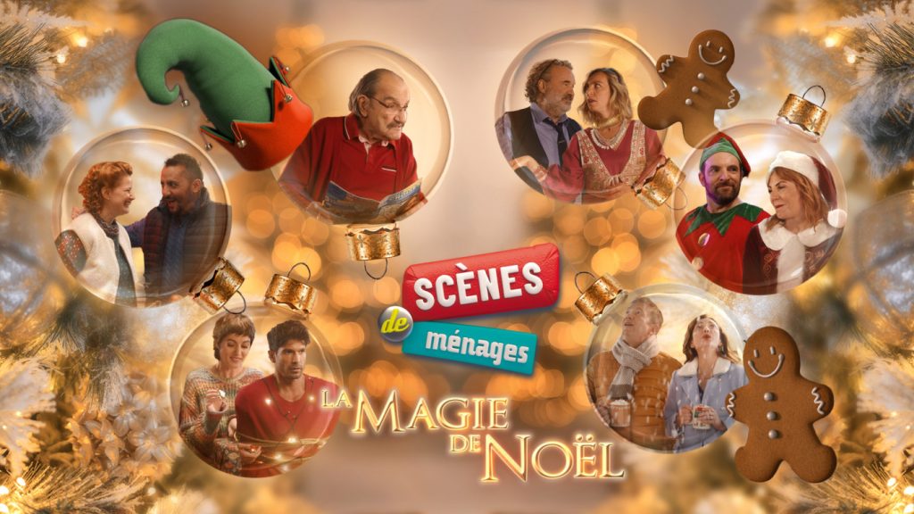 Les couples de « Scènes de ménages » fêtent déjà Noël ce soir sur M6