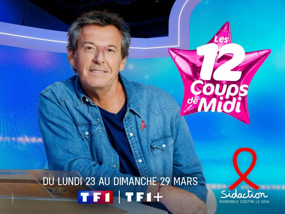 « 12 coups de midi » : semaine spéciale Sidaction du 23 au 29 mars 2026