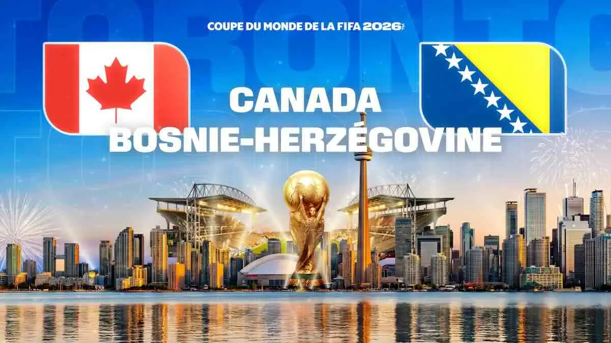 oupe du monde de football "Canada / Bosnie-Herzégovine"