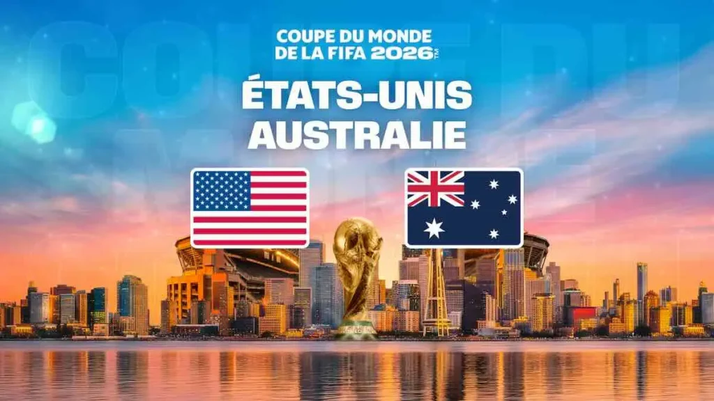 Coupe du monde de football "États-Unis / Australie"