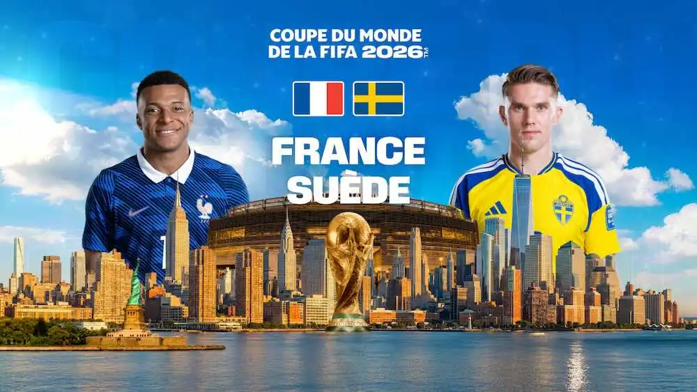 Coupe du monde de football "France / Suède"