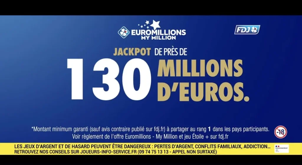Super Jackpot EuroMillions : 130 millions d’euros ce vendredi 25 septembre 2026